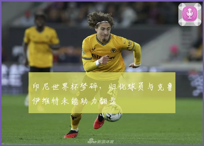 印尼世界杯梦碎，归化球员与克鲁伊维特未能助力翻盘